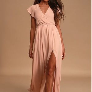 Worn once LuLu bridesmaid dress